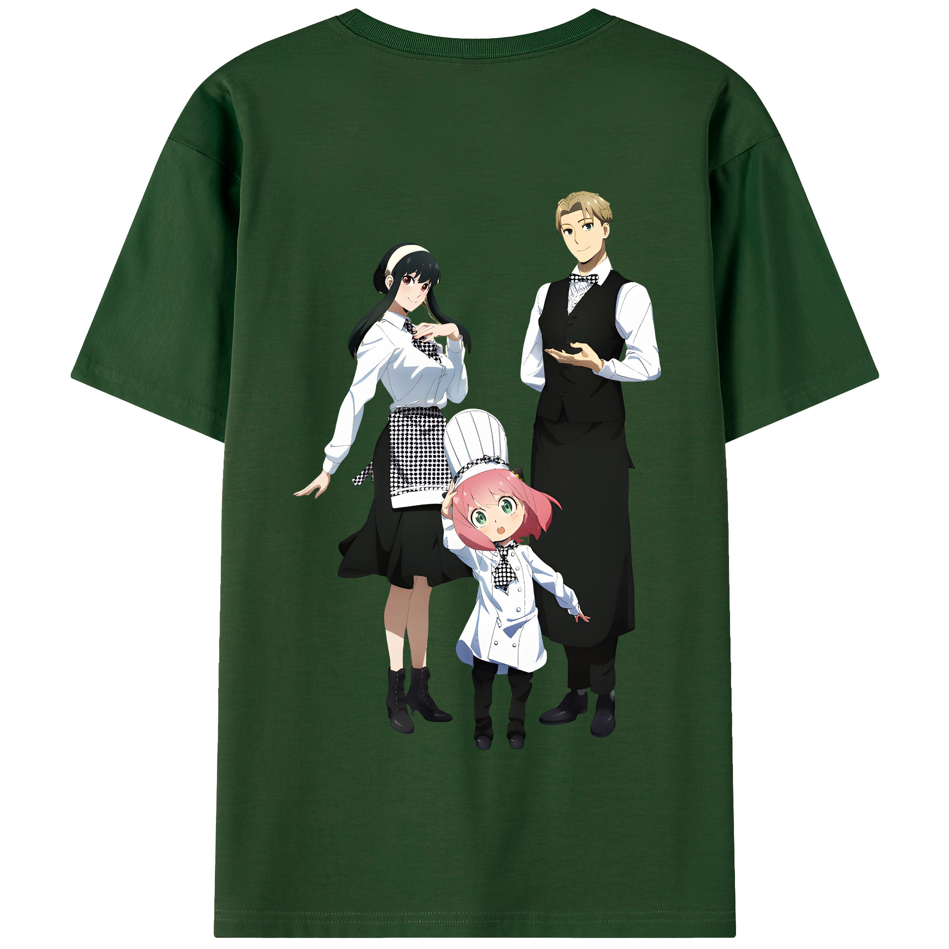 （画像用） SPY×FAMILY间谍家家酒 綿100％半袖Tシャツ（背面プリント）
